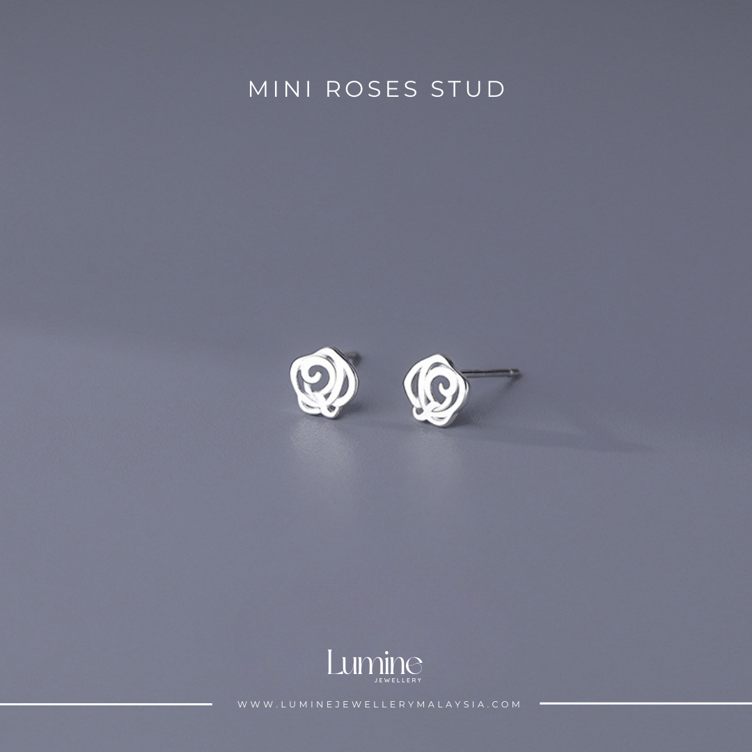 Mini Roses Studs