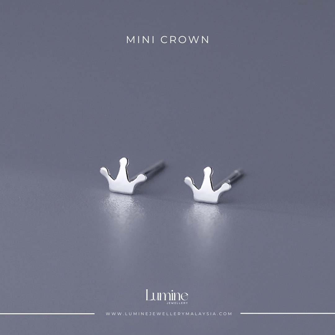 Mini Crown Studs