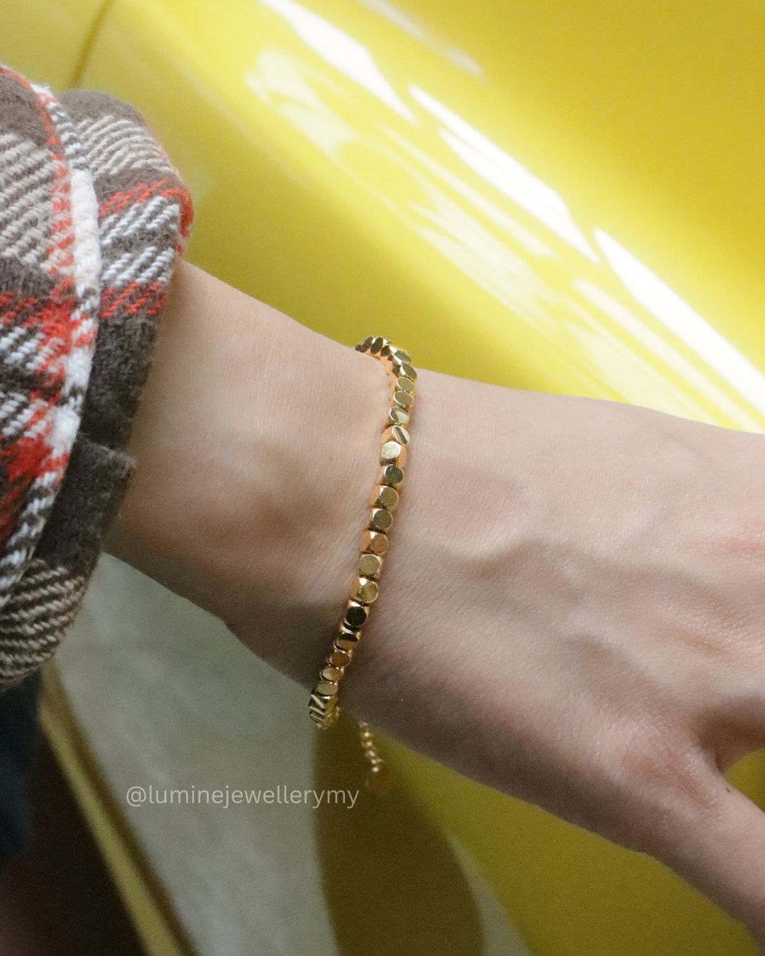 Golden Glimmer Bracelet