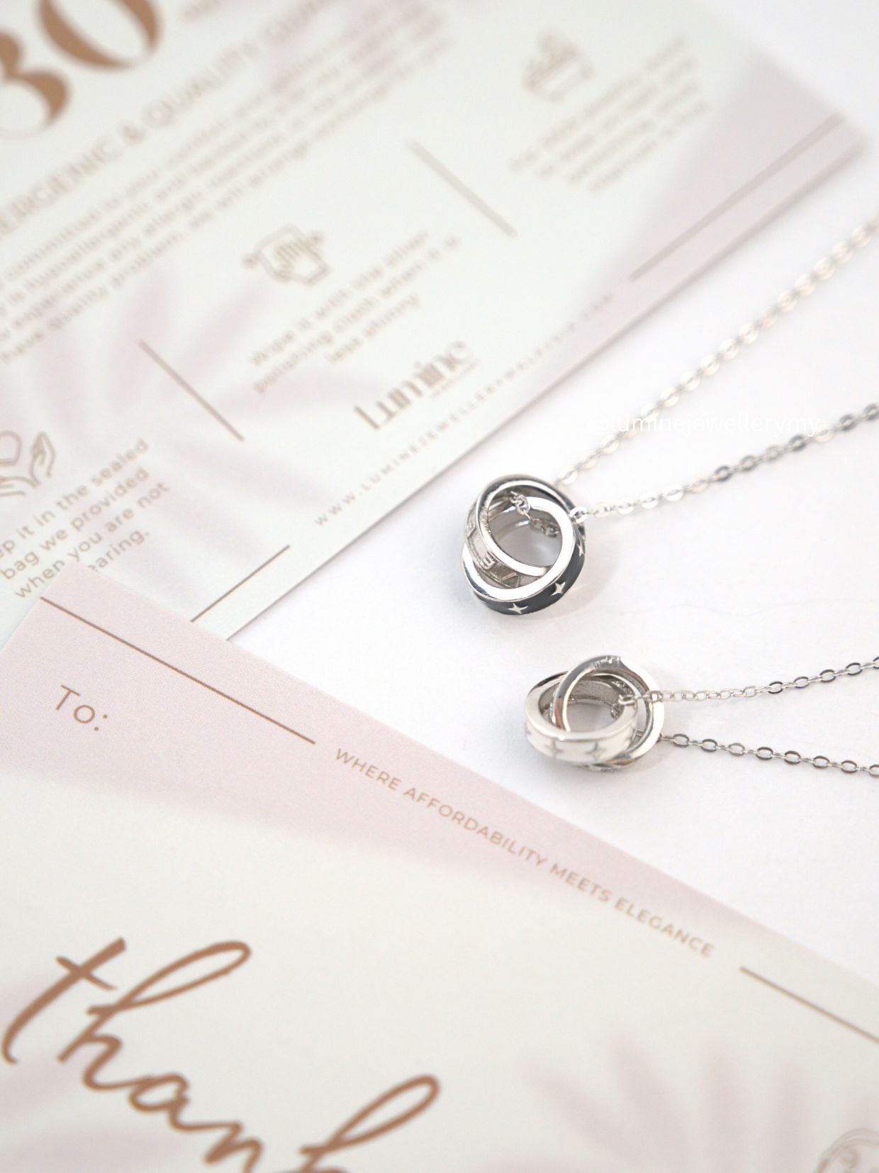 Infinity Love Couple Necklace