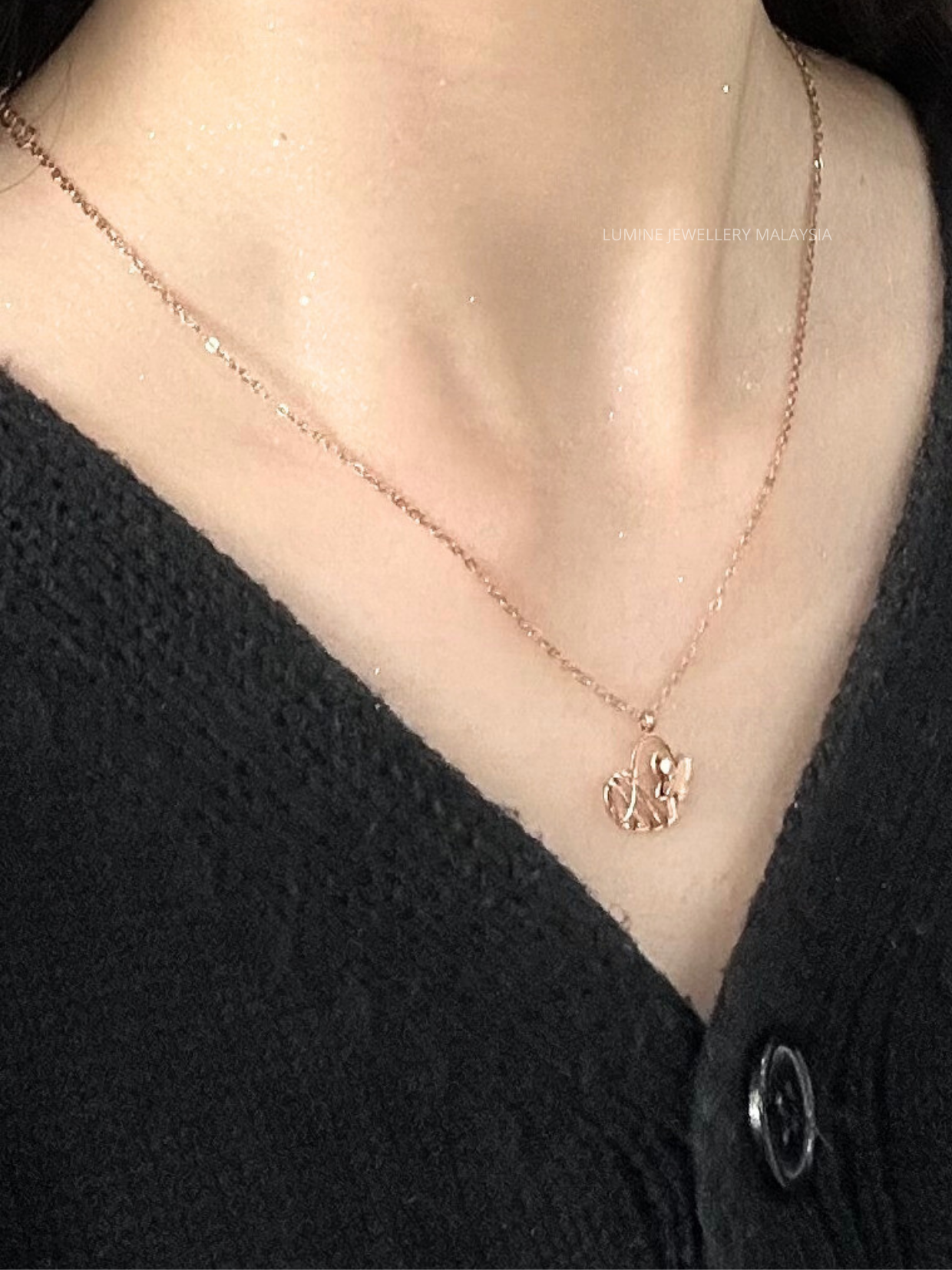 Rose Gold Lover Necklace