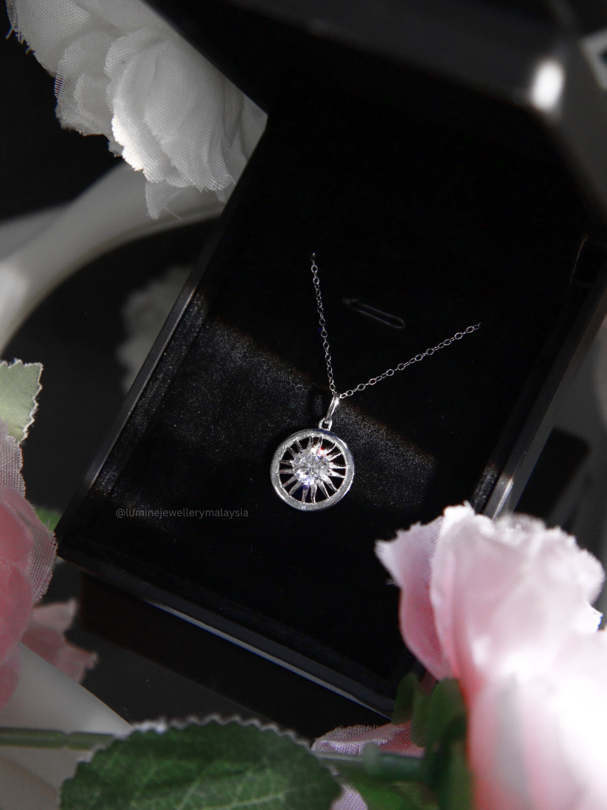 Sunny Day Moissanite Necklace with Cert (GRA Certified Moissanite | S925)