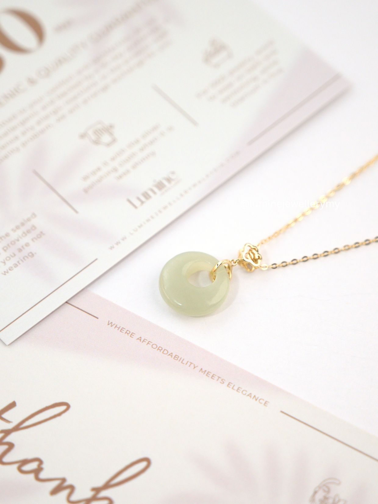 Nephrite Fortune Necklace