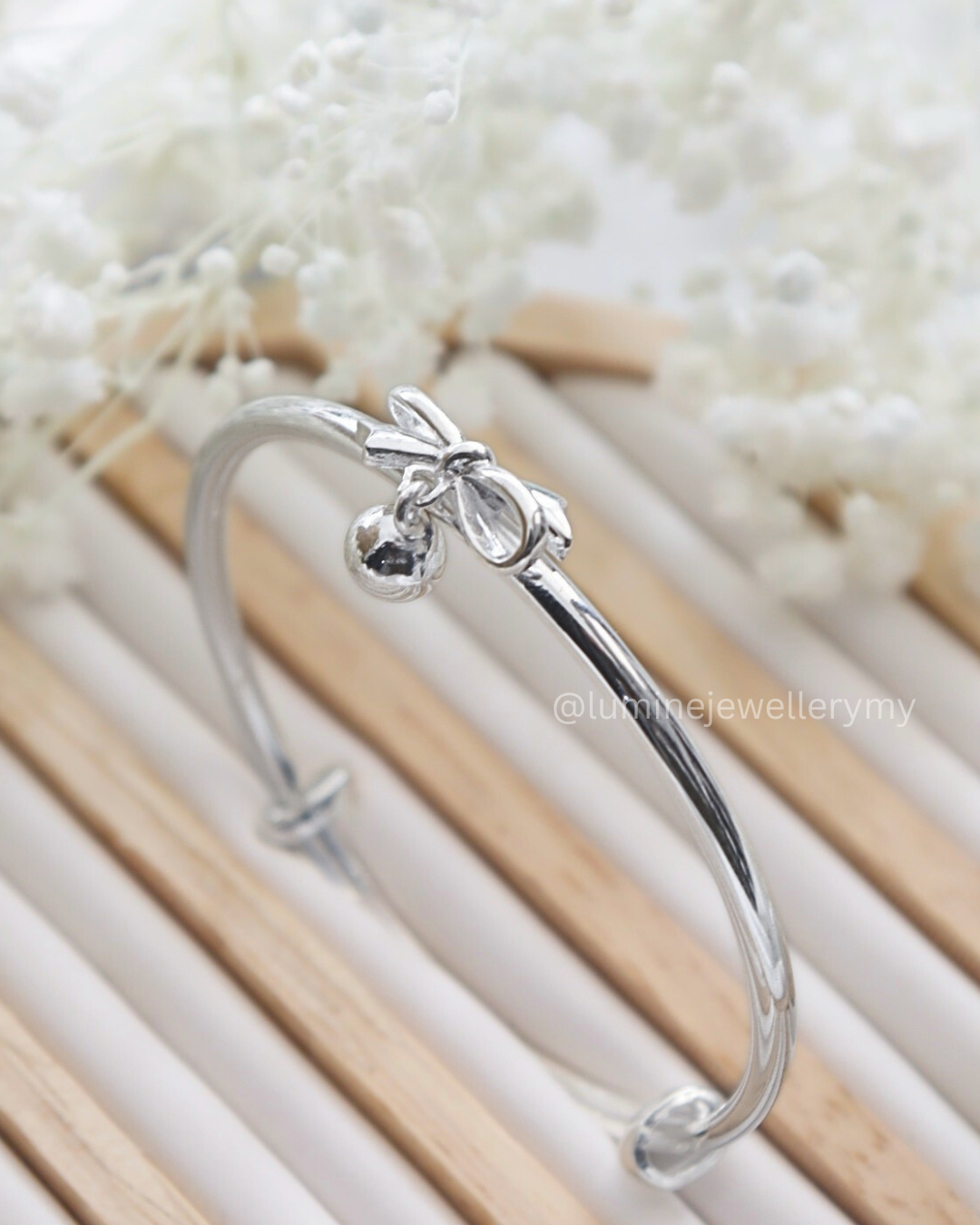 Charming Ribbon Bell Bracelet