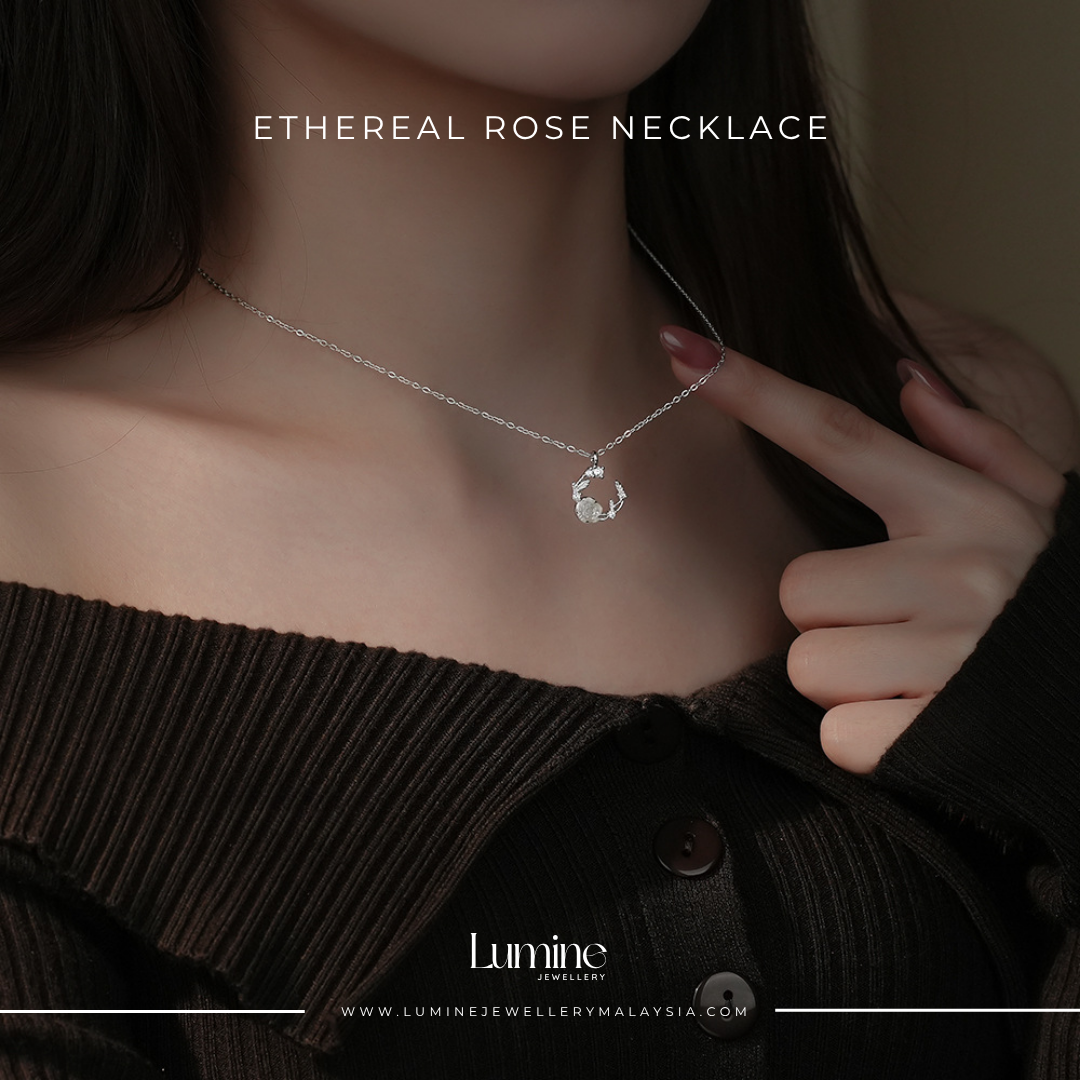 Ethereal Rose Necklace