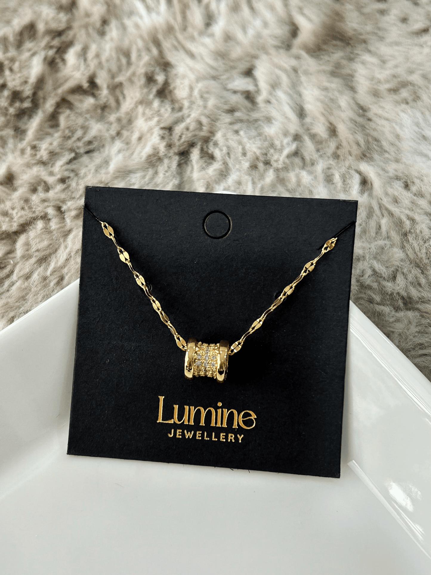 Gold Diamond Quetzaly Necklace