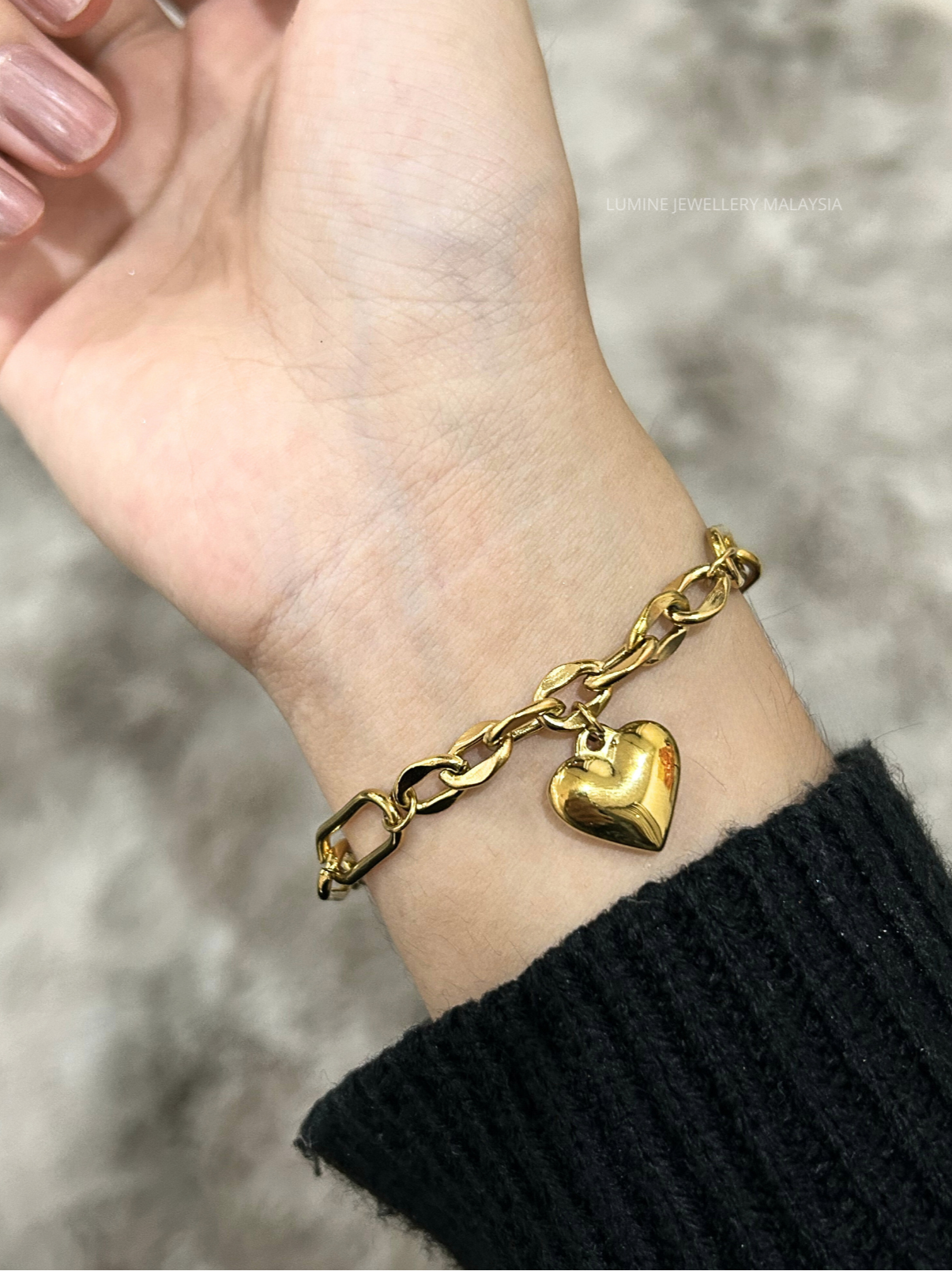 Gold Love Story Bracelet