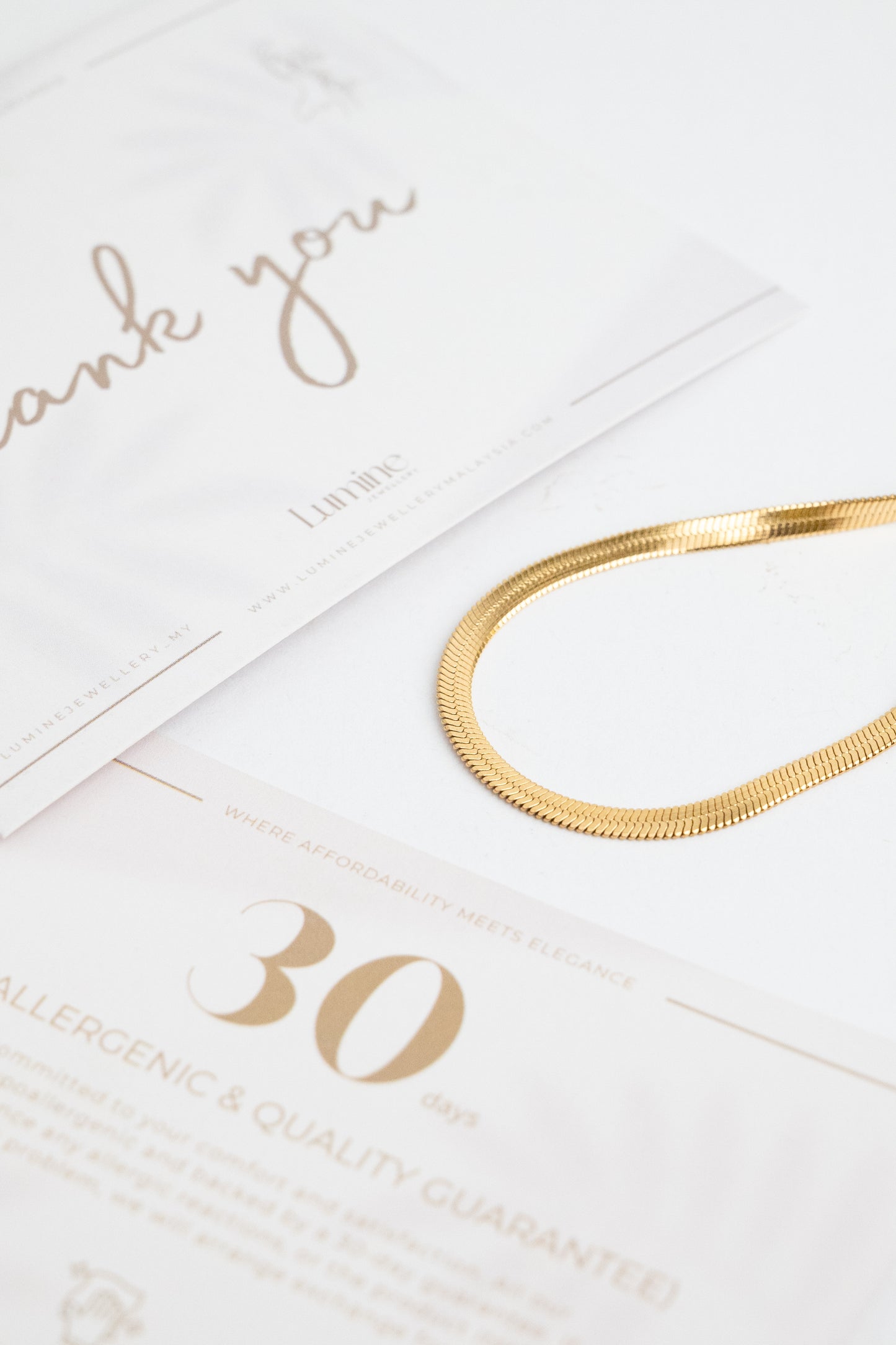 Gold Snake Chain Bracelet