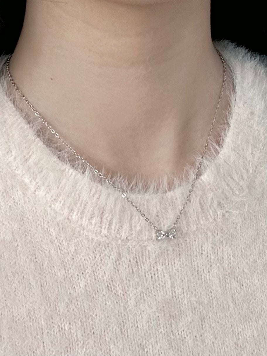 Tiny Ribbon Necklace