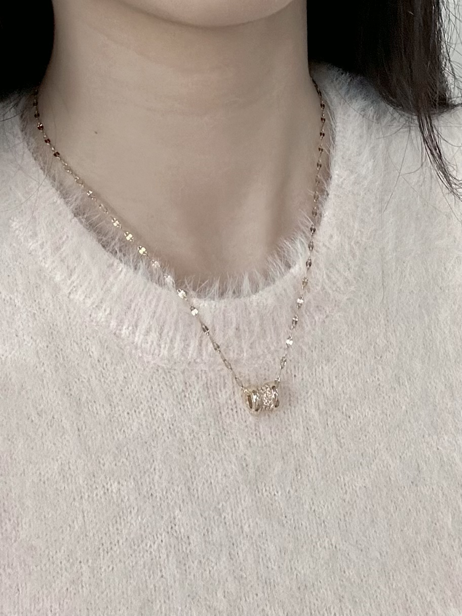 Gold Diamond Quetzaly Necklace