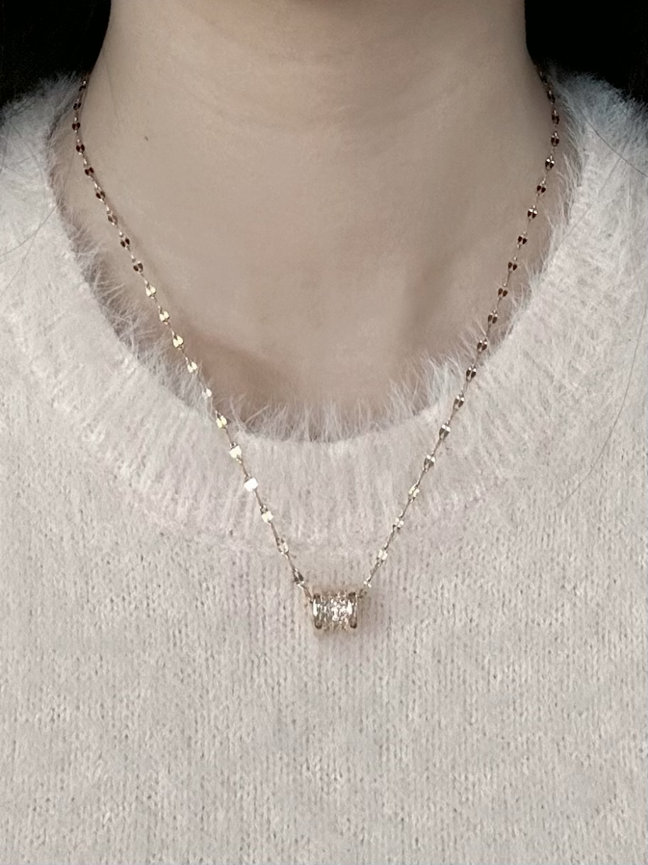 Gold Diamond Quetzaly Necklace