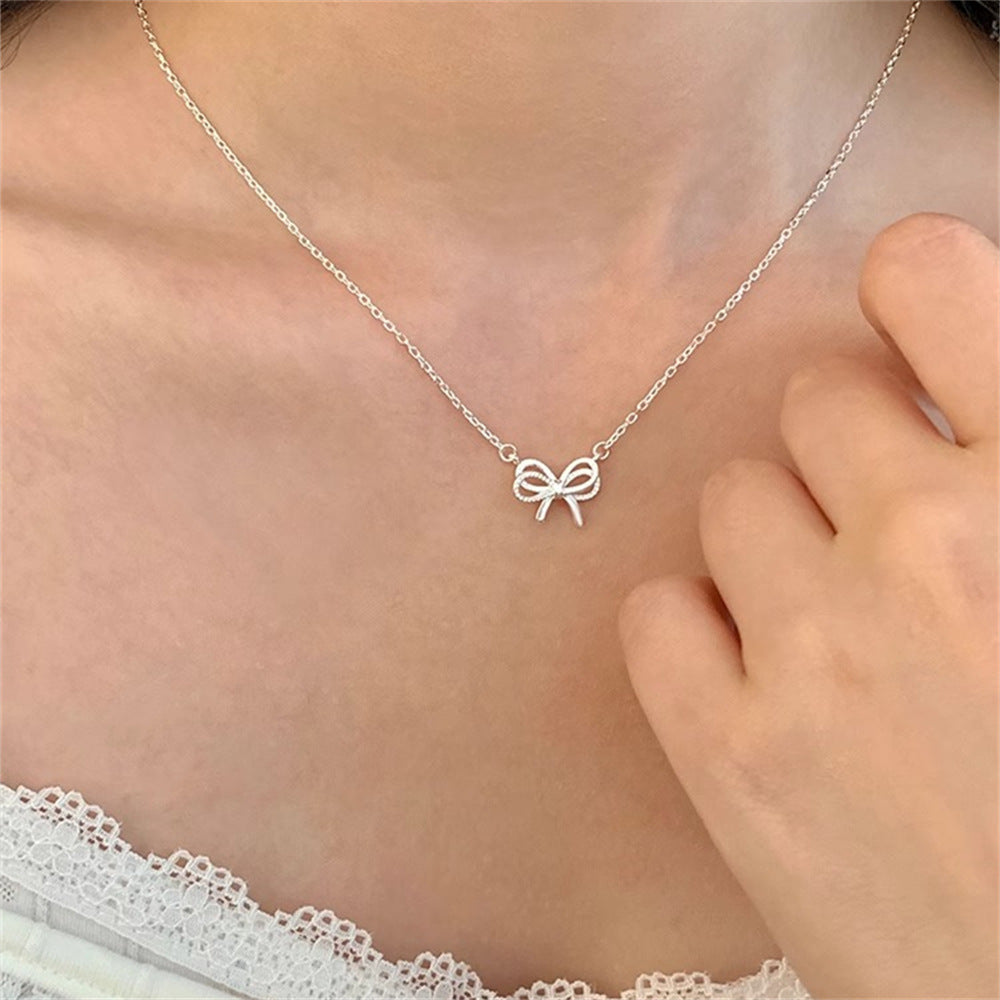 Layered Bow Necklace