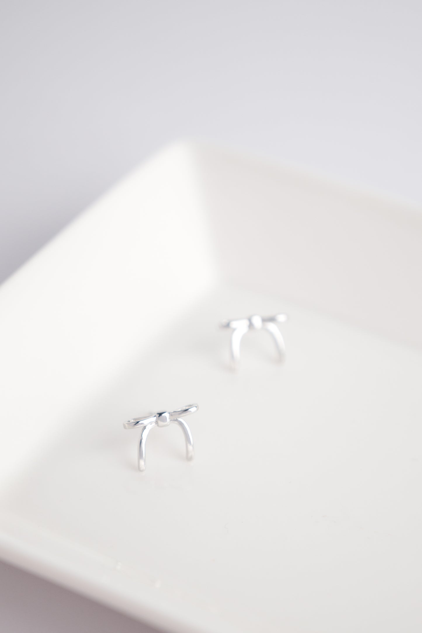 Ballet Charm Bow Earrings