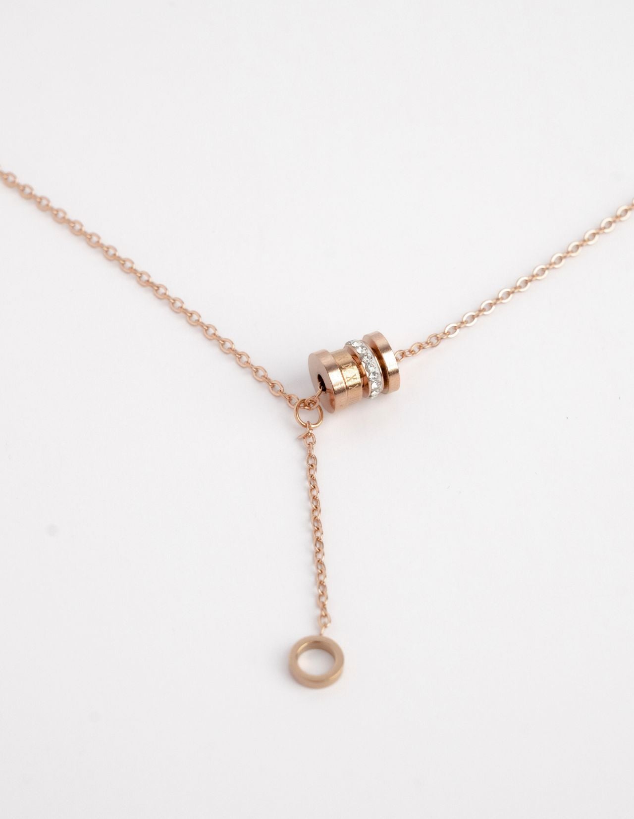 Rose Gold Teardrop Quetzaly Necklace