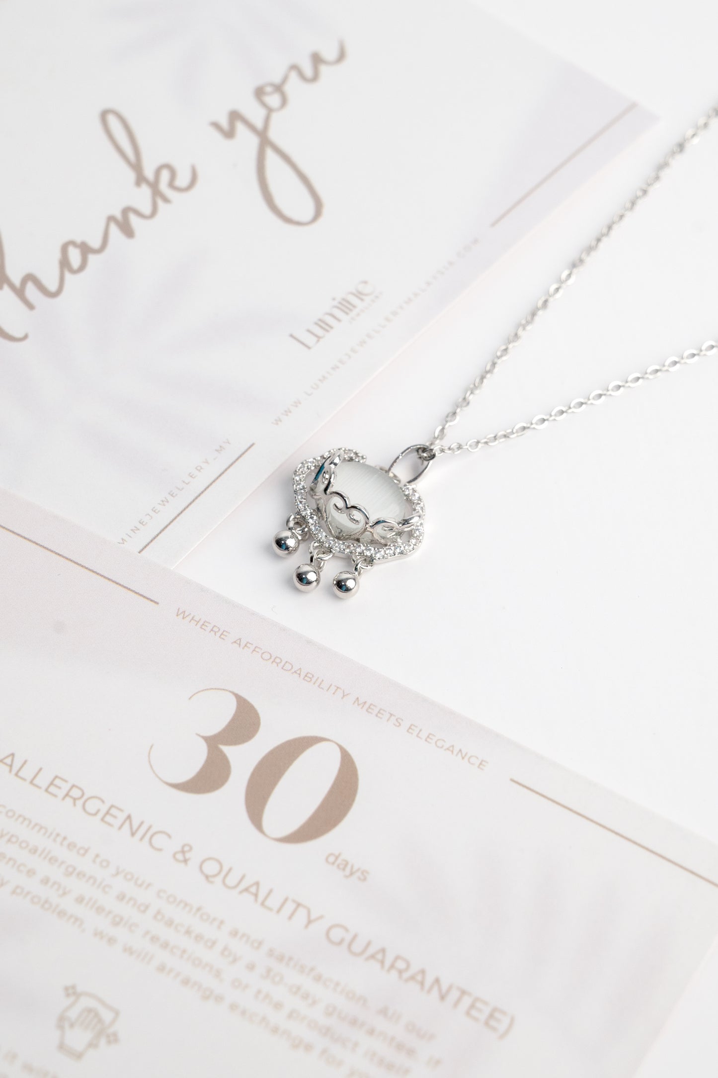 Single Peace Lock Pendant