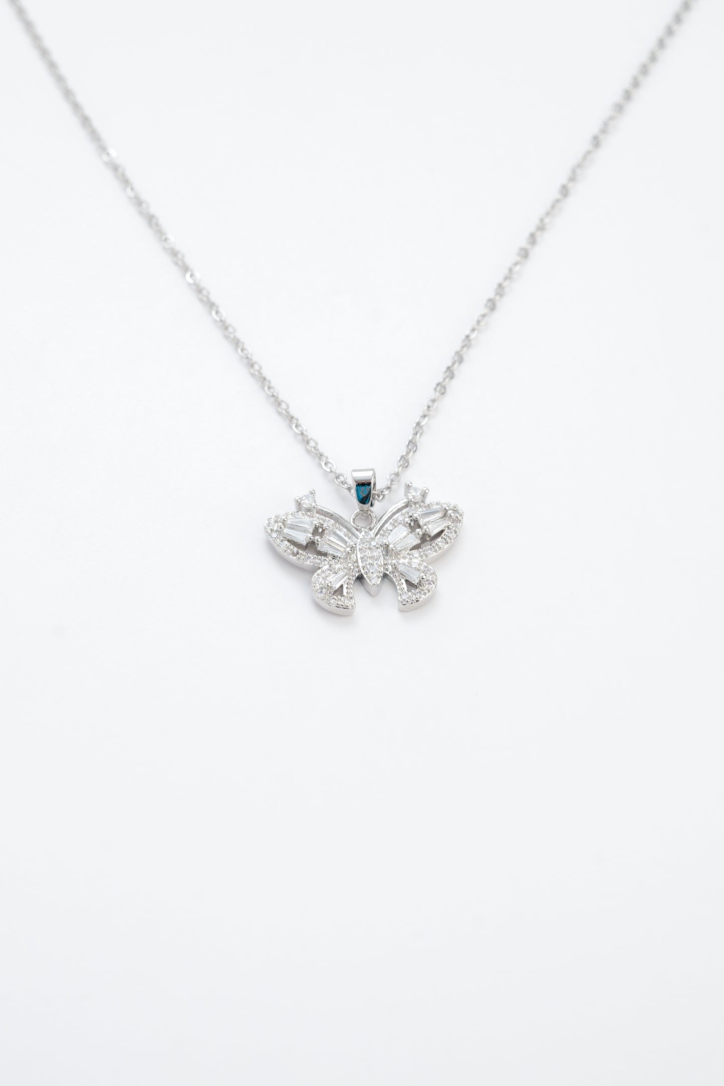 Diamond Butterfly Necklace II