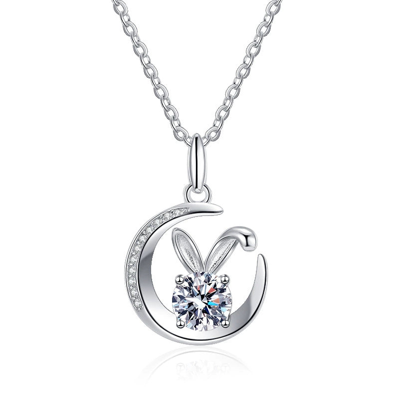 Luna Rabbit Diamond Necklace