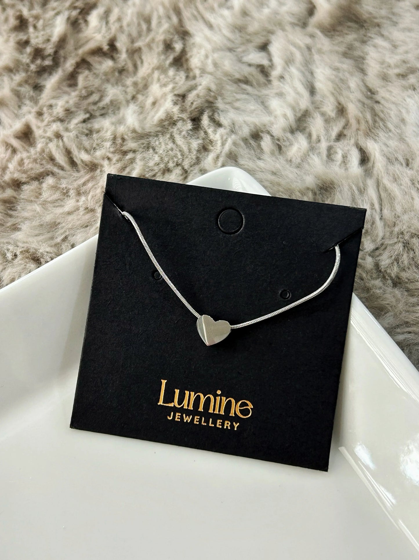 Minimalist Heart Pendant II