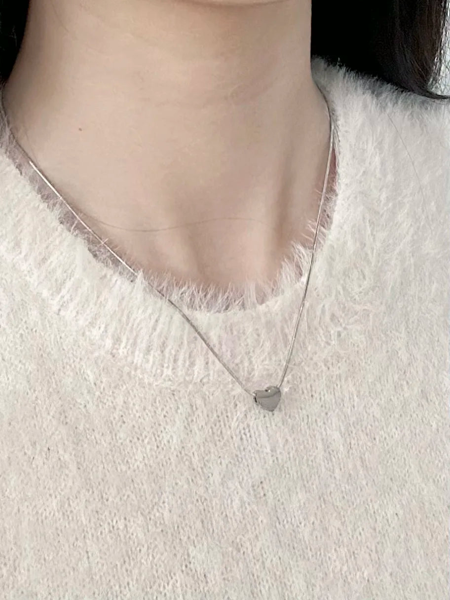 Minimalist Heart Pendant II