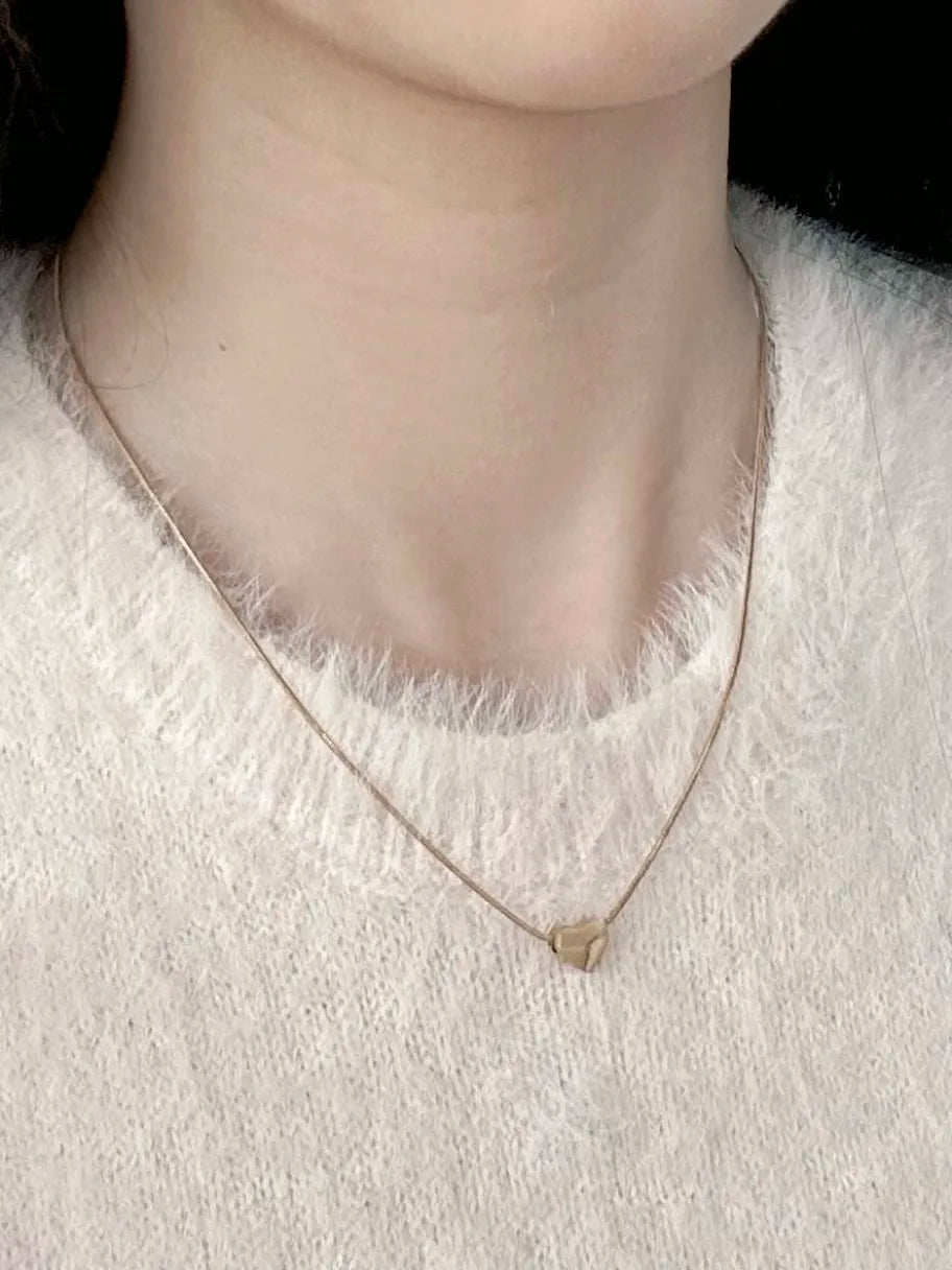 Minimalist Heart Pendant II