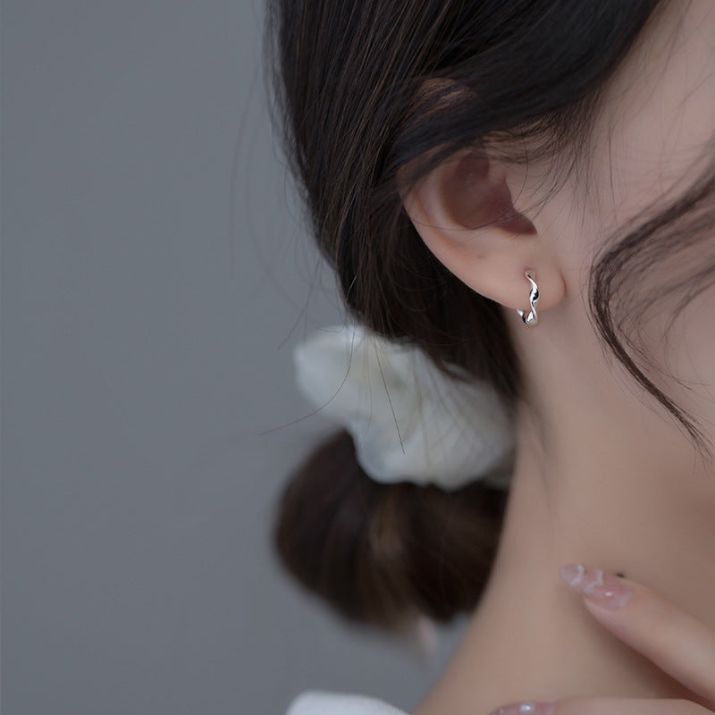 Mobius Rope Hoop Earrings