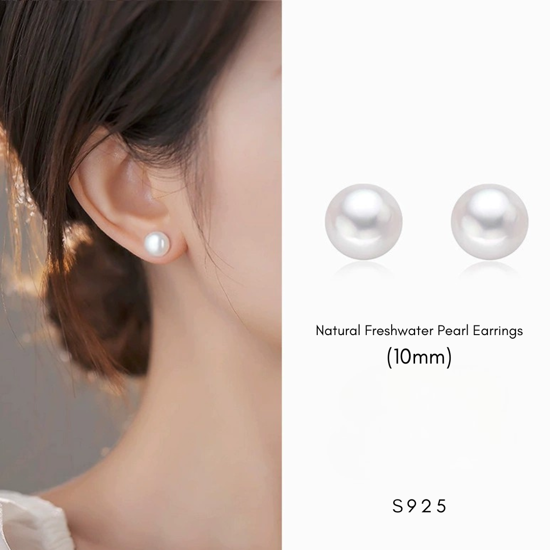 Natural Freshwater Pearl Earrings