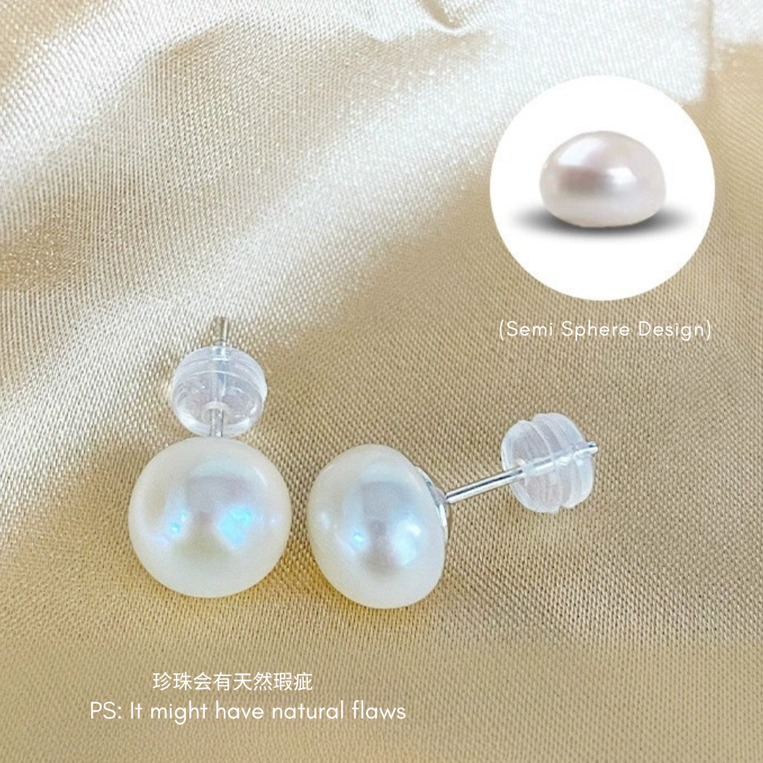 Natural Freshwater Pearl Earrings