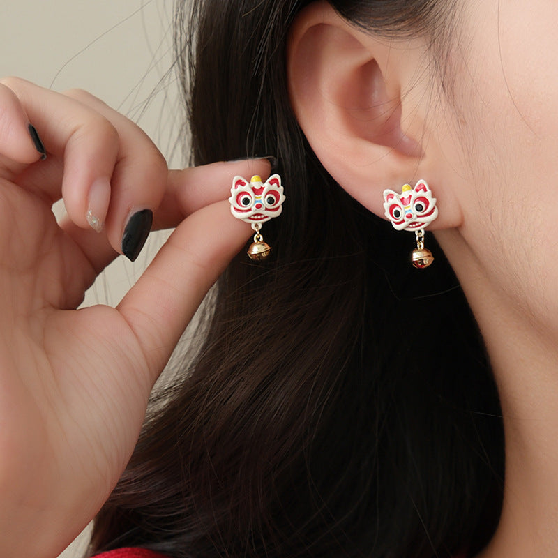 Lion Dance Earrings (CNY)