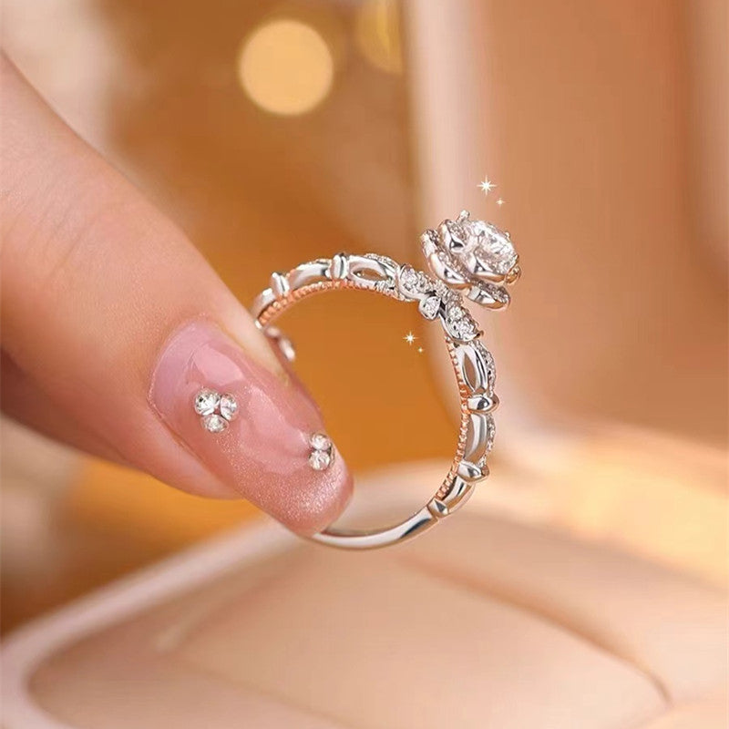 Princessa Moissanite Ring