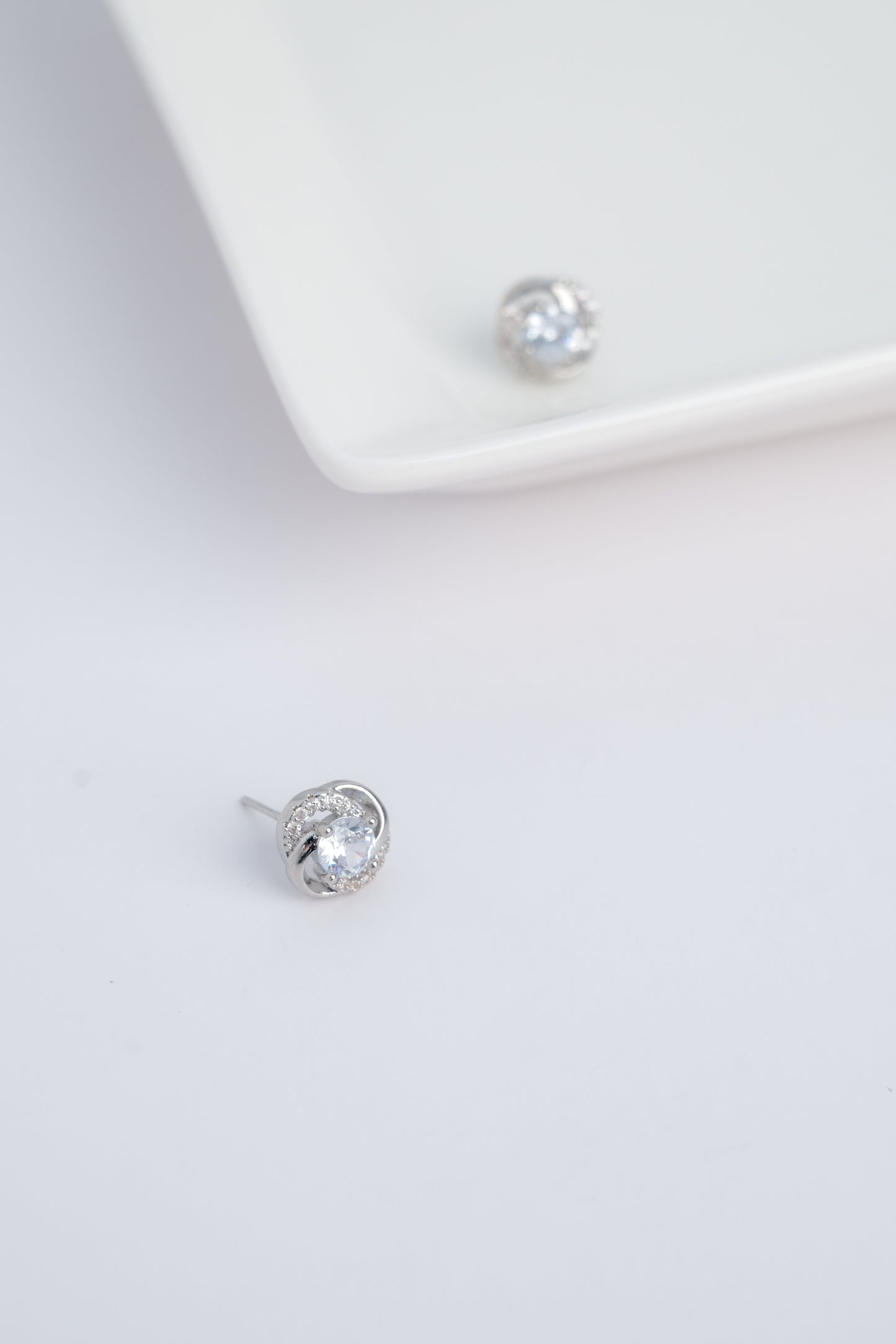 Swirl Stud Earrings