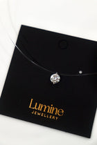 Mermaid's Tear Moissanite Necklace with Cert ( Celebrity-Inspired Necklace | GRA Certified Moissanite )