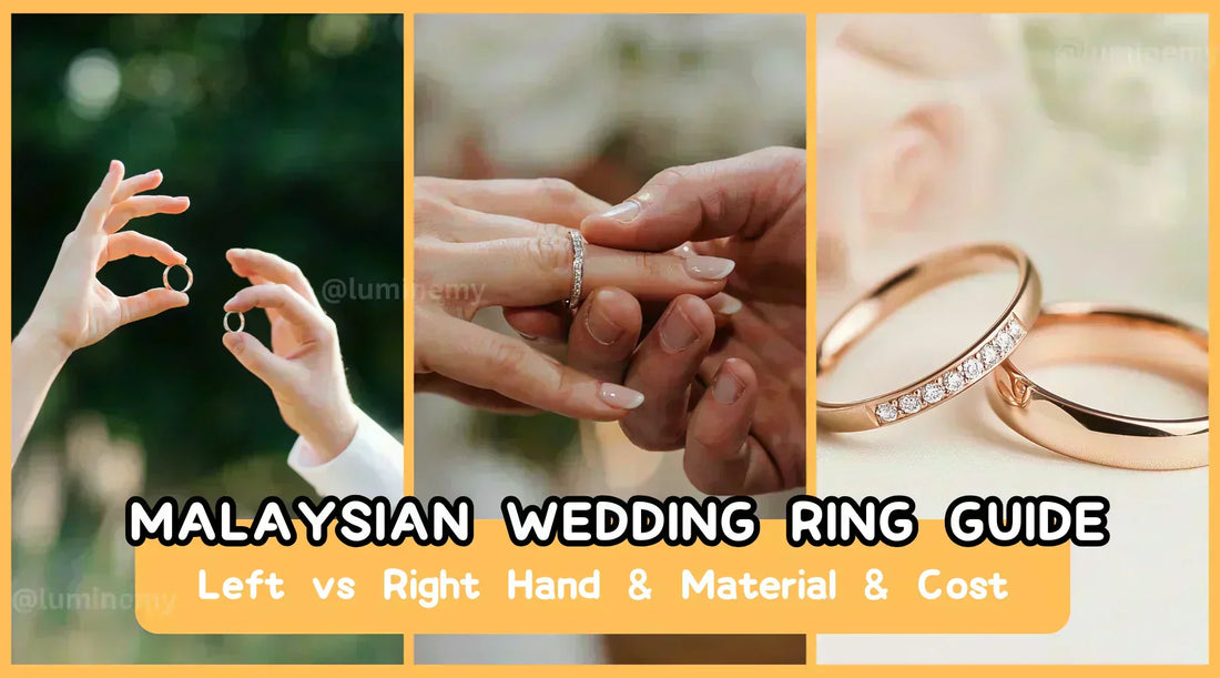 Malaysian Wedding Ring Guide: Left vs Right Hand & Metal Costs