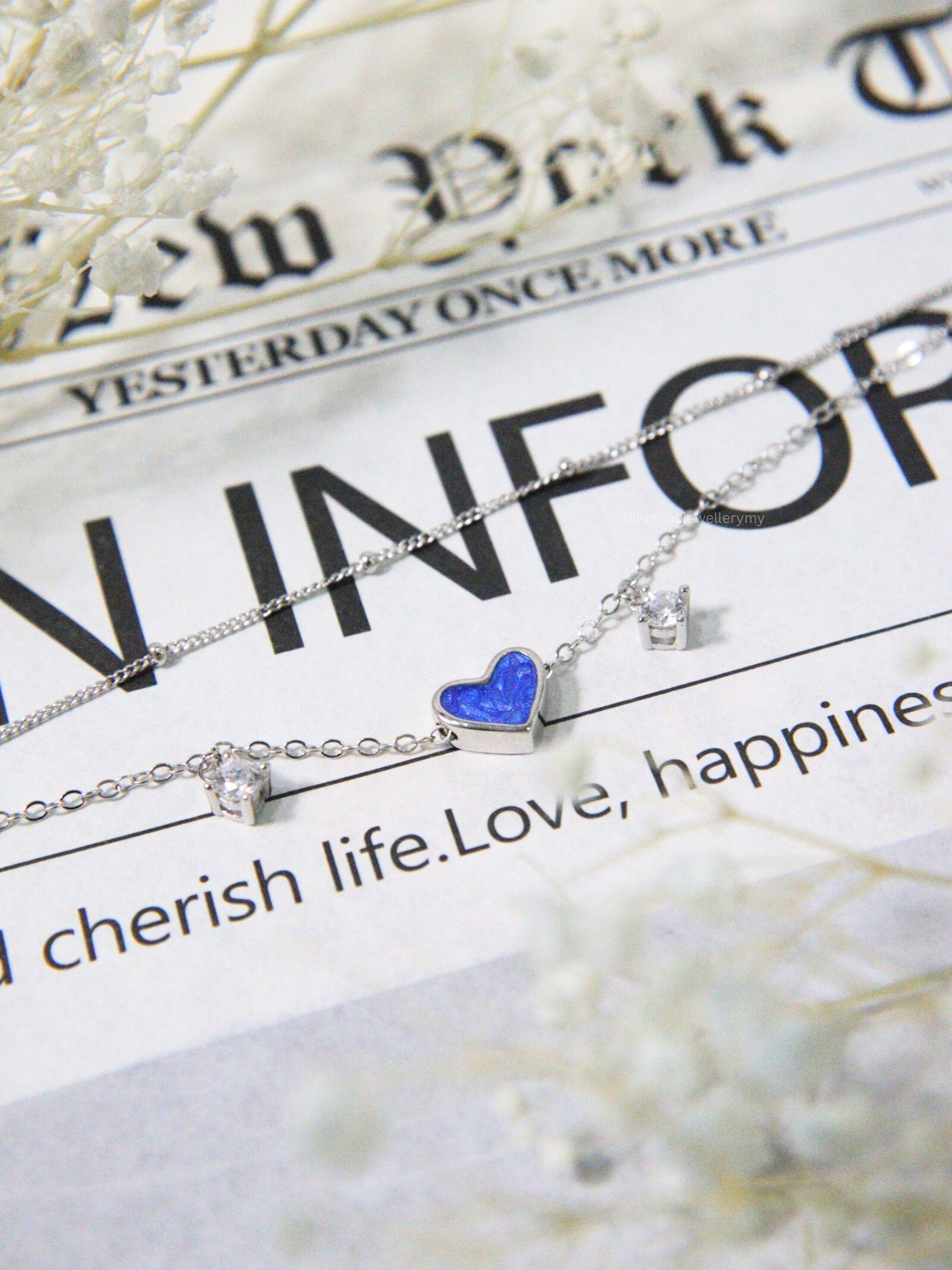Aqua Heart Anklet
