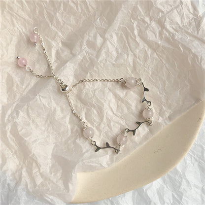 Korean Moonlight Floral Stone Bracelet