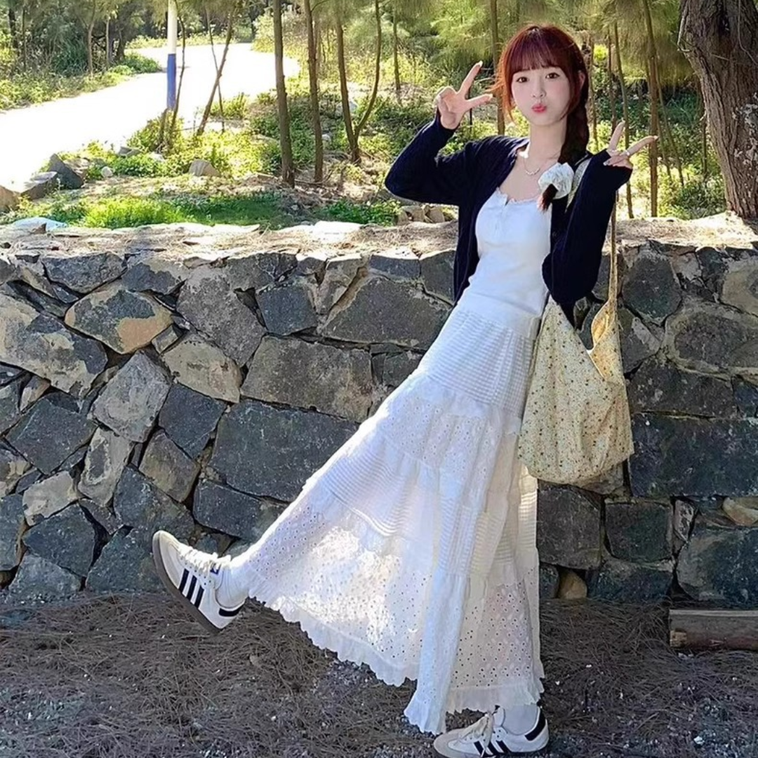Elegant Belle Puff Skirt 白色百搭法式蓬蓬裙
