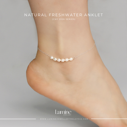 Natural Freshwater Pearl Anklet