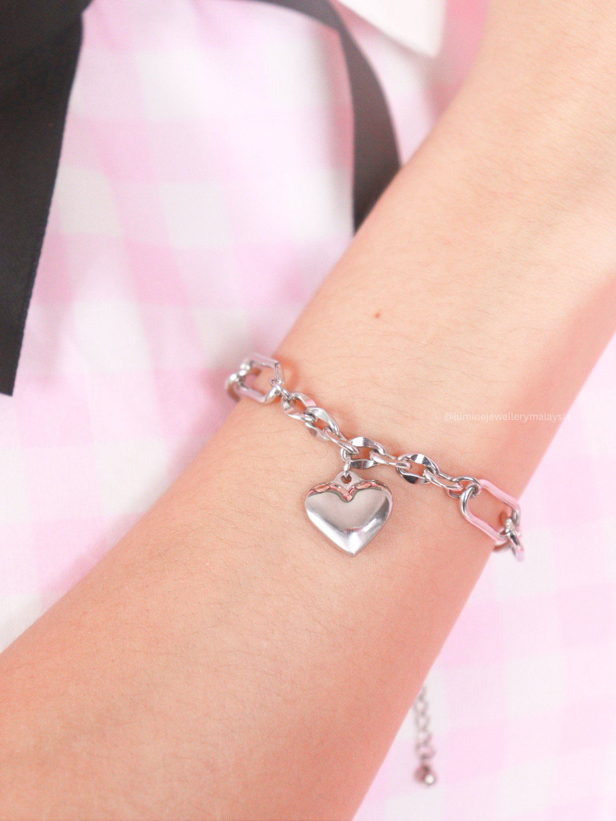 Silver Love Story Bracelet