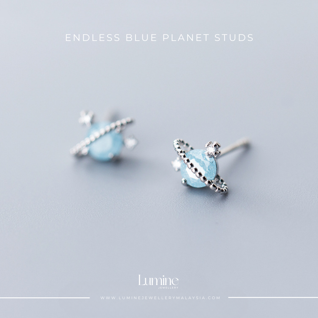 Endless Blue Planet Studs