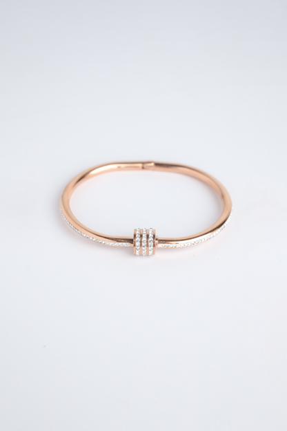 Rose Gold Cylinder Cuff