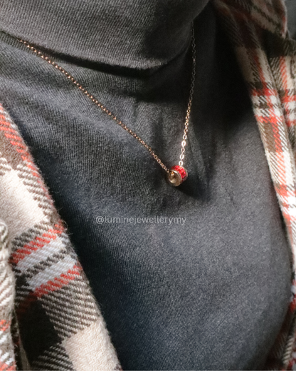 Red Dopamine Quetzaly Necklace
