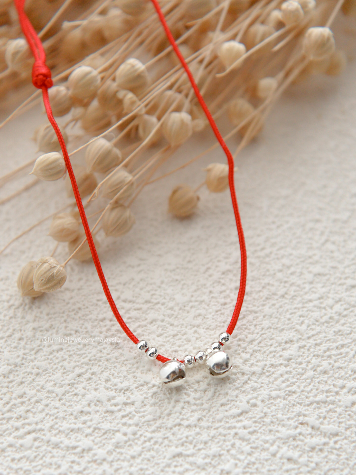 Ring The Bell Anklet 红绳铃音，步步生花
