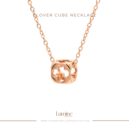 Clover Cube Necklace