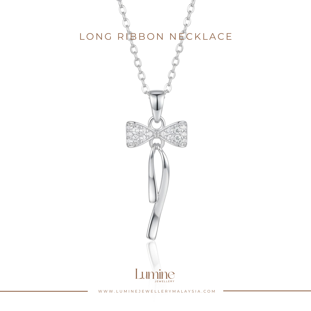 Long Ribbon Necklace