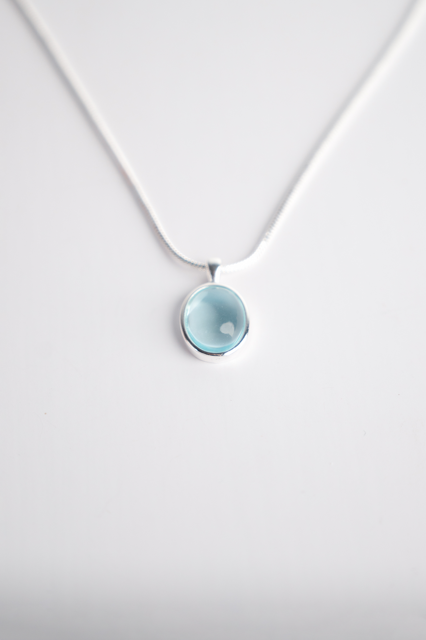 Aquamarine Pendant (洗澡不能戴)