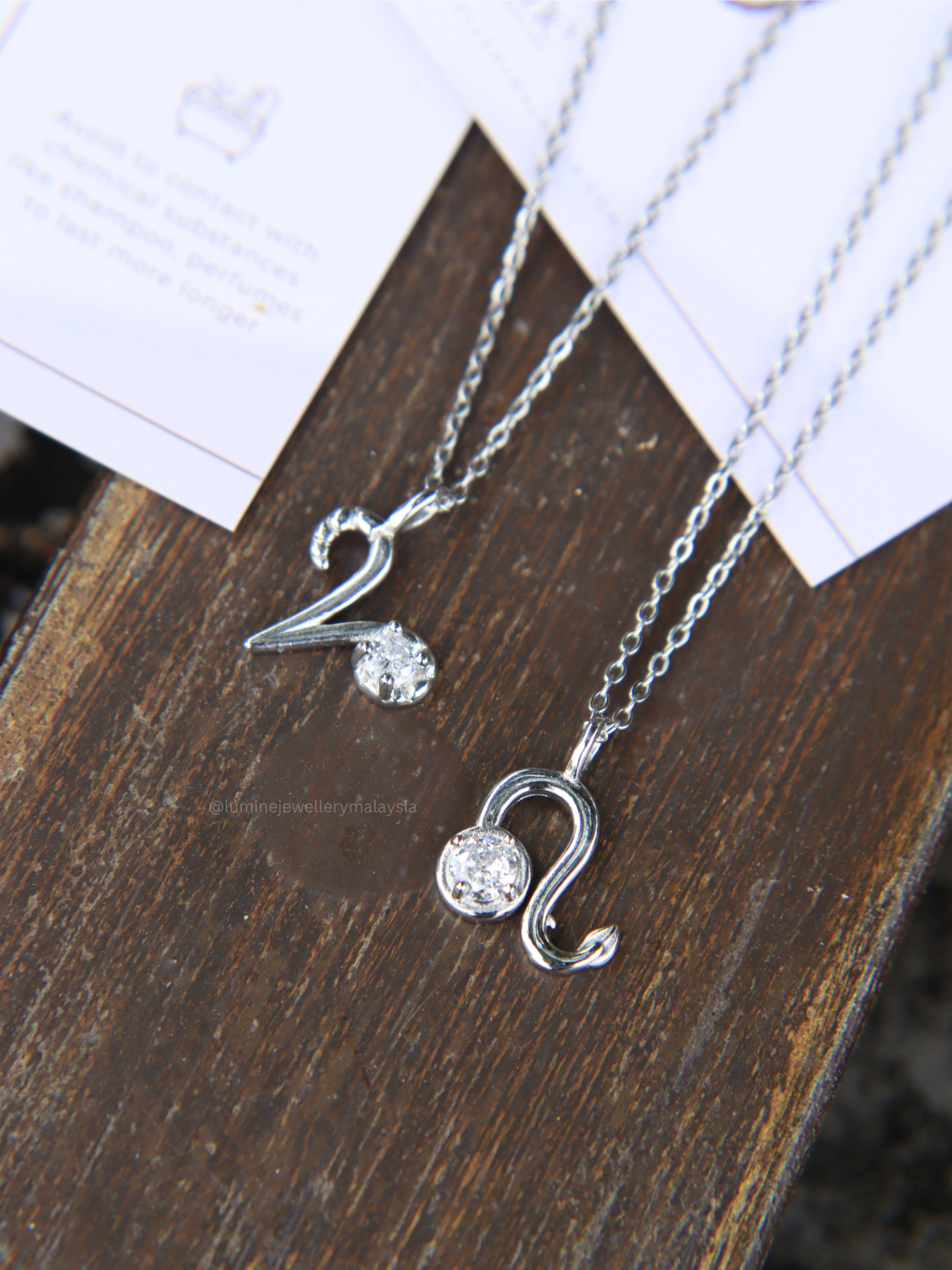Zirconia Horoscope Necklace
