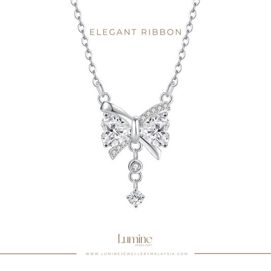 Elegant Ribbon Necklace