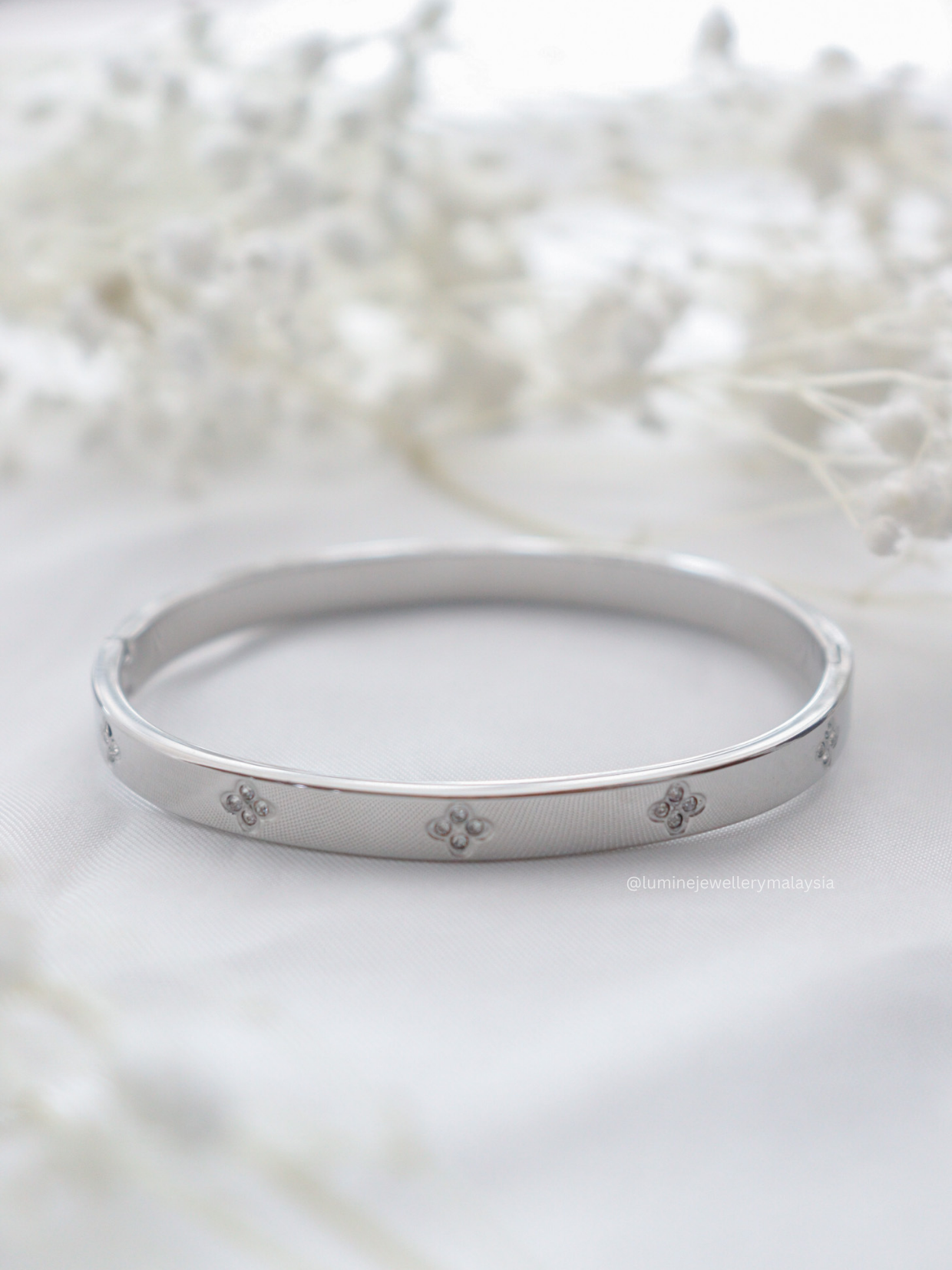Zirconia Lucky Clover Bracelet