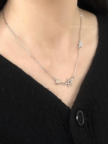Diamond Stars Necklace
