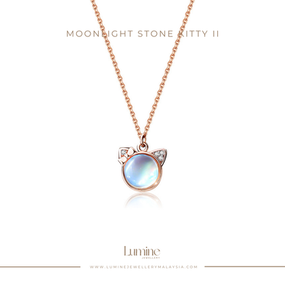 Moonlight Stone Kitty Necklace II