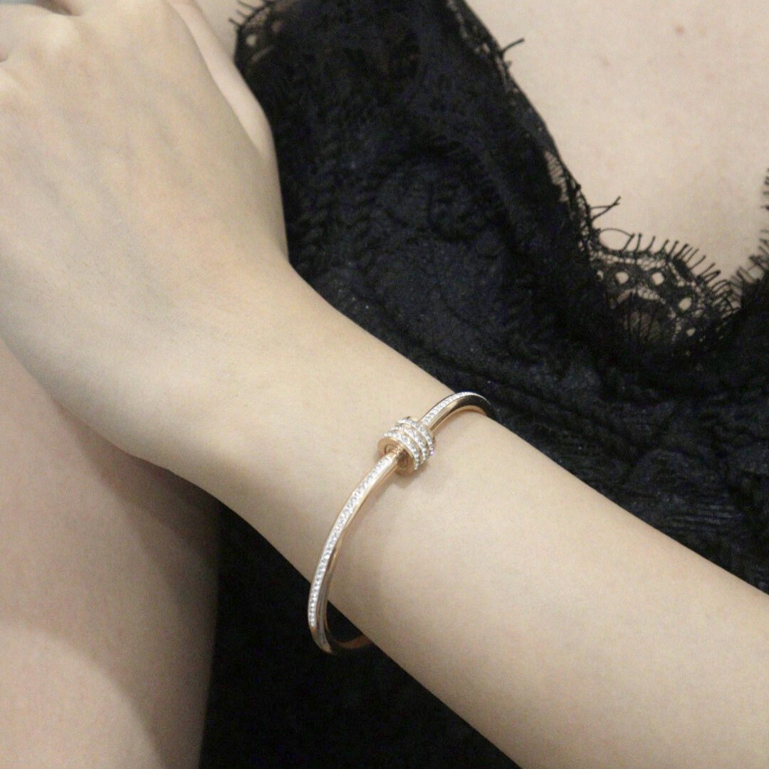 Rose Gold Cylinder Cuff